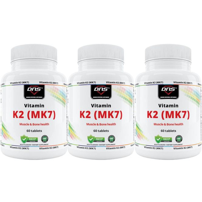 Hovedbilde 3-pack Vitamin K2 (MK7) - 3 x 60 tabletter
