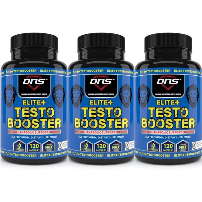 Hovedbilde 3-Pack Elite+ Test Booster - 3 x 120 kapsler