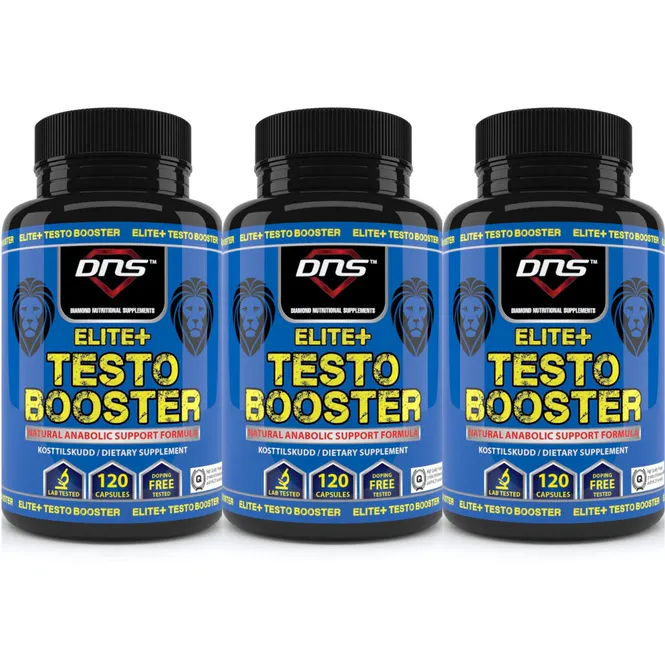 Hovedbilde 3-Pack Elite+ Test Booster - 3 x 120 kapsler