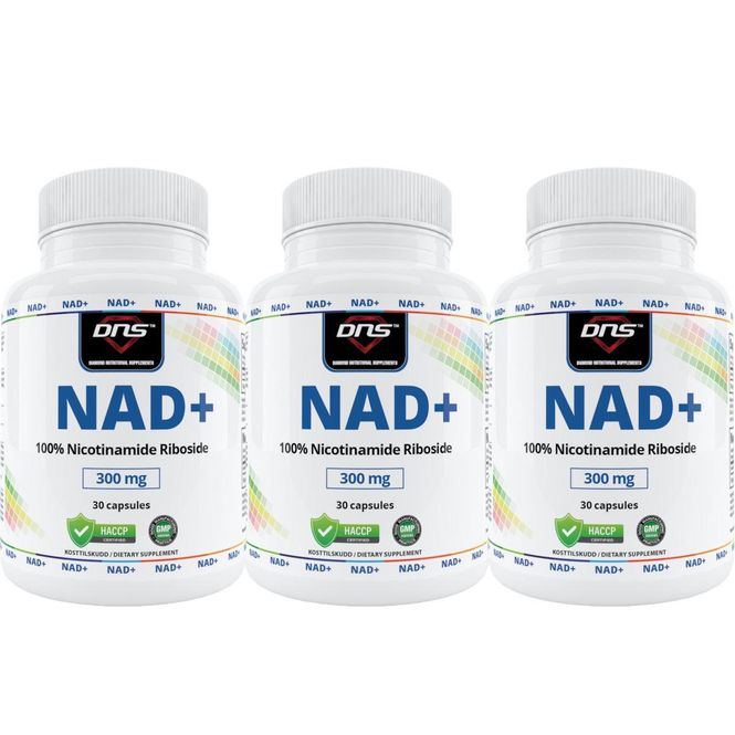Hovedbilde 3-pack NAD+ 300 mg - 3 x 30 kapsler