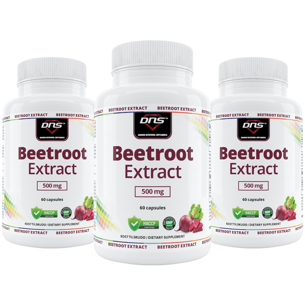 3-pack Beetroot Rødbete Extract - 3 x 60 kapsler