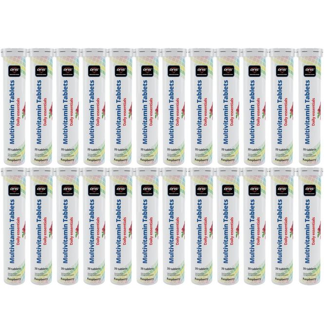 Hovedbilde 24-pack Multivitamin - Raspberry - 20 Brusetabletter