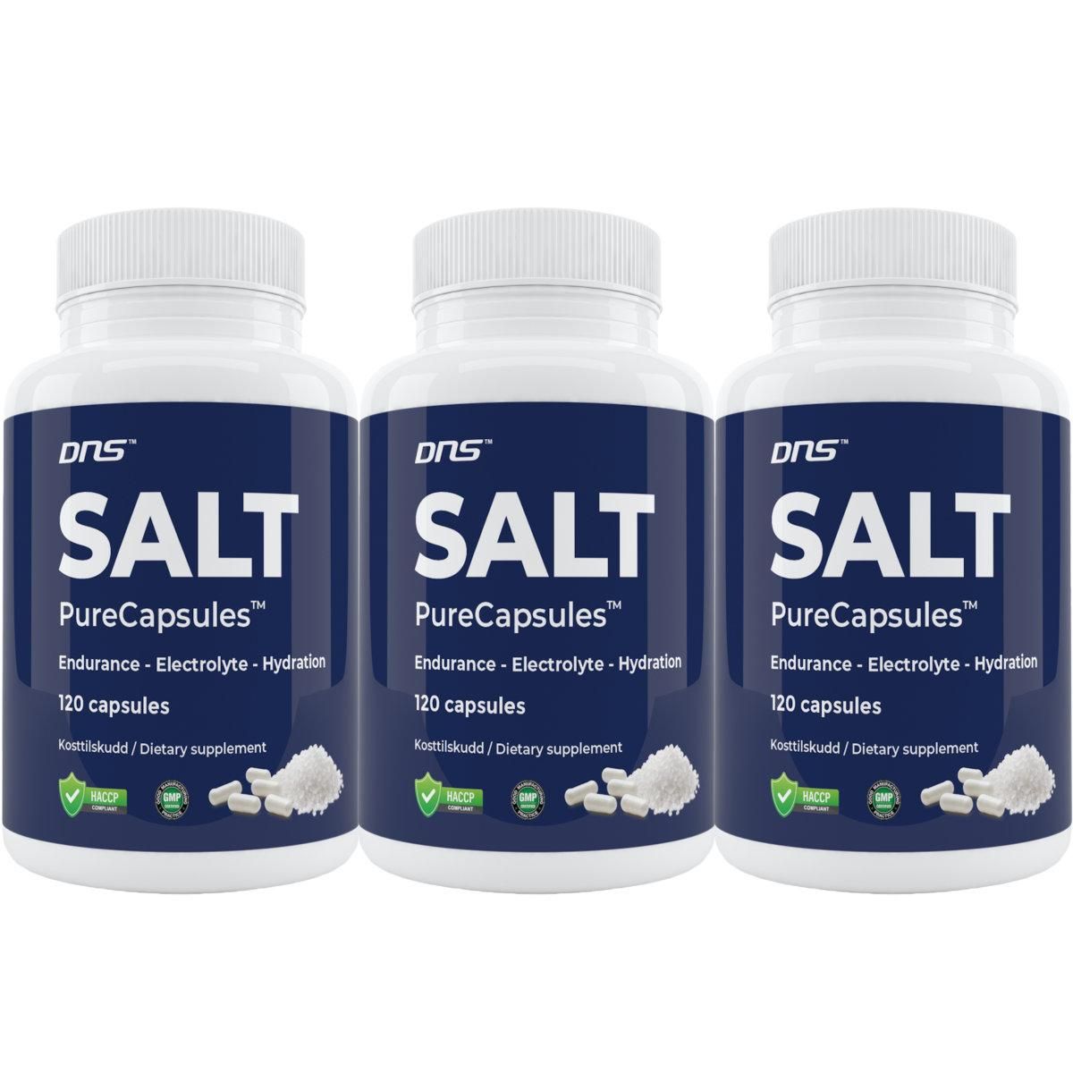 3-pack Salt Capsules - 3 x 120 kapsler