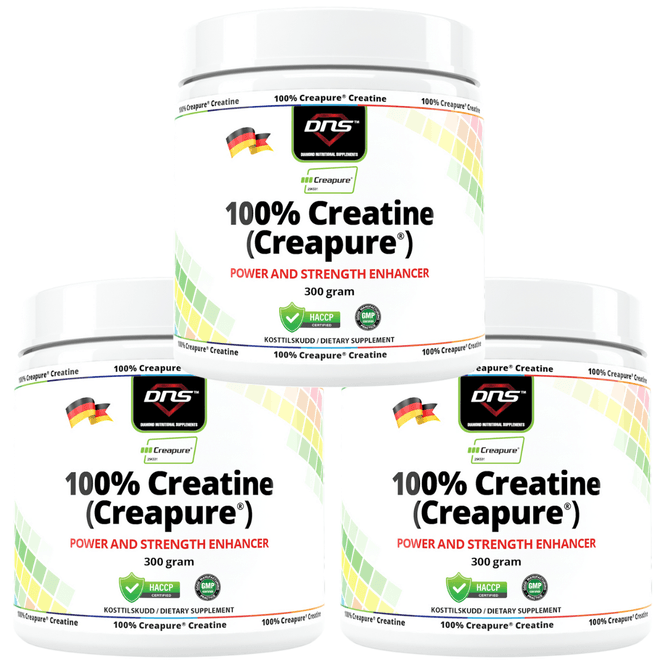 Hovedbilde 3-pack 100% Creapure® Creatine Powder - 3 x 300 gram