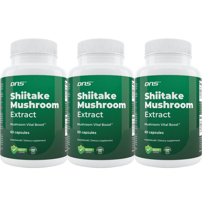 Hovedbilde 3-pack Shiitake Mushroom  Extract - 3 x 60 kapsler 
