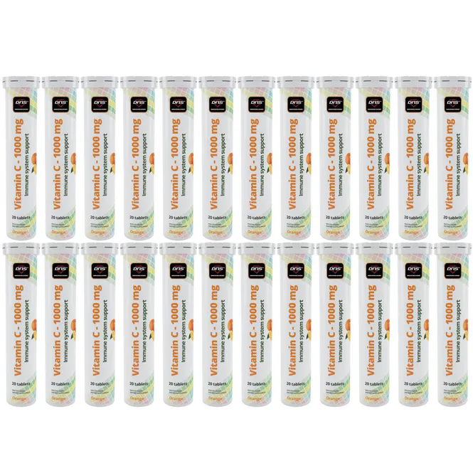 Hovedbilde 24-pack Vitamin-C 1000 mg - Orange - 24 x 20 Brusetabletter