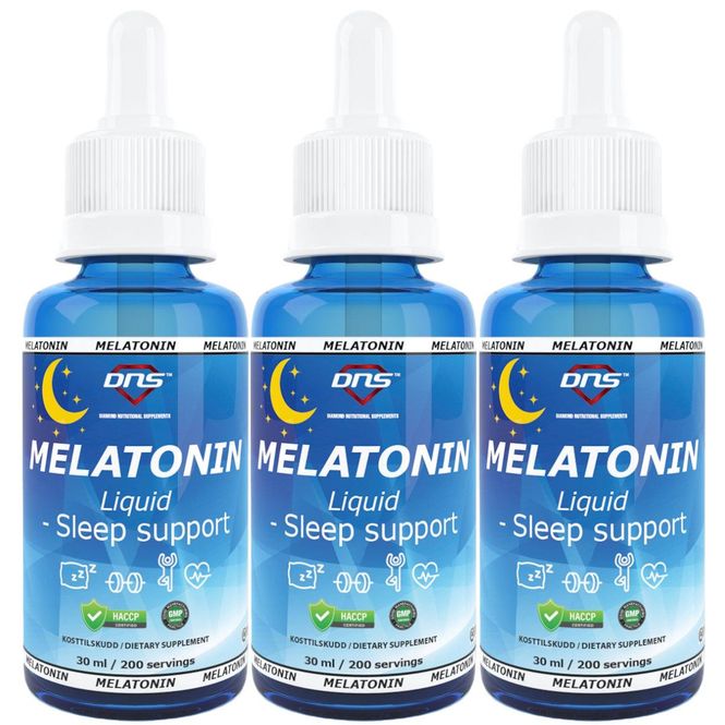 Hovedbilde 3-pack Melatonin Liquid - 3 x 30 ml - 600 servings