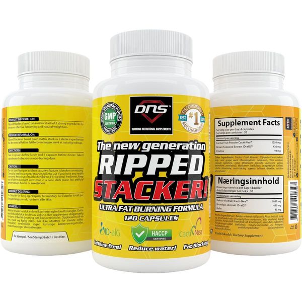 Ripped Stacker! Ultra Fatburning Formula - 120 kapsler