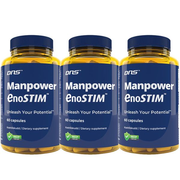 3-pack Manpower Enostim™ - 3 x 60 kapsler