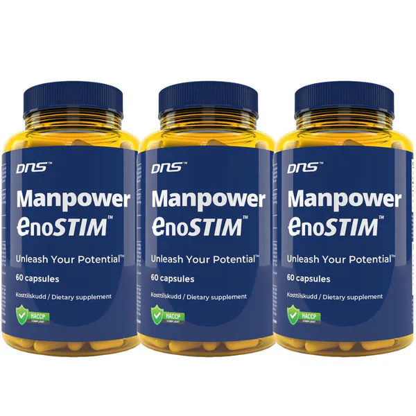 3-pack Manpower Enostim™ - 3 x 60 kapsler