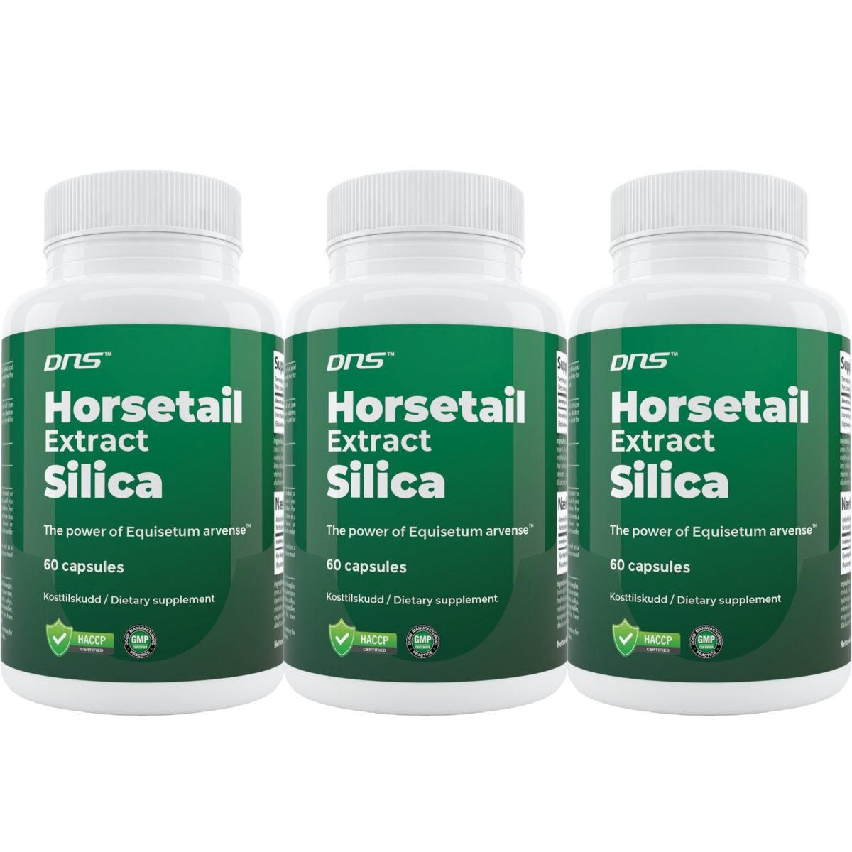 3-pack Horsetail Silica Extract - 60 kapsler