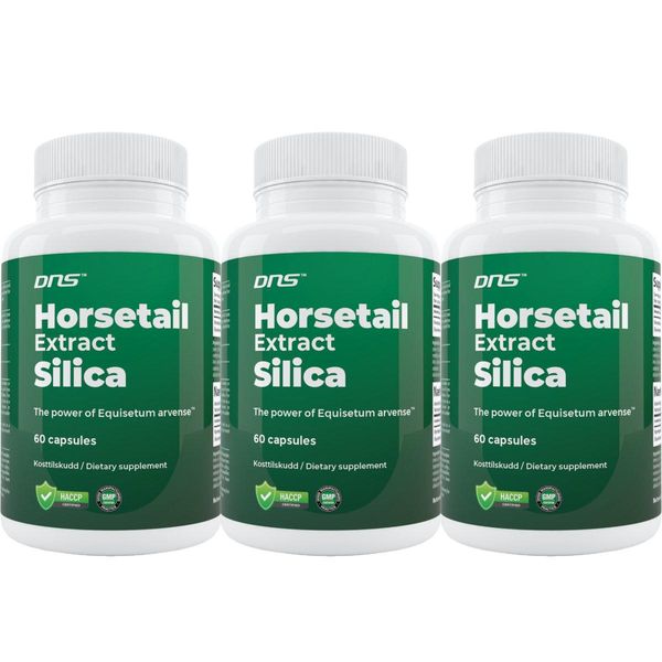3-pack Horsetail Silica Extract - 60 kapsler