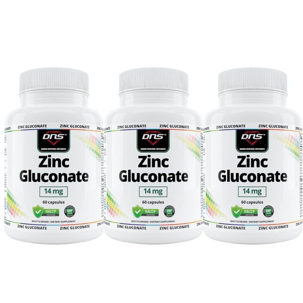 3-pack Zinc Gluconate - 3 x 60 kapsler
