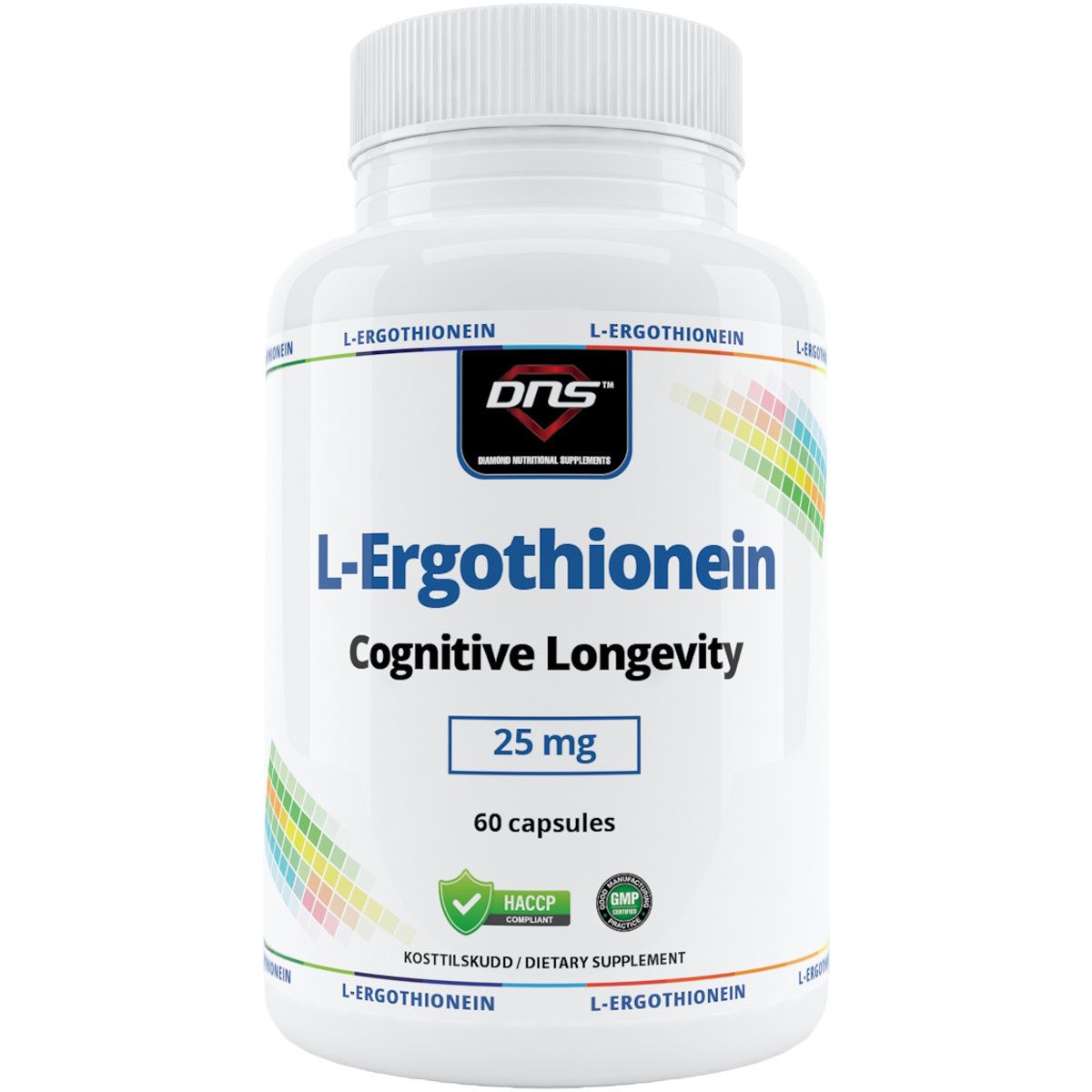 L-Ergothionein 25 mg - 60 kapsler