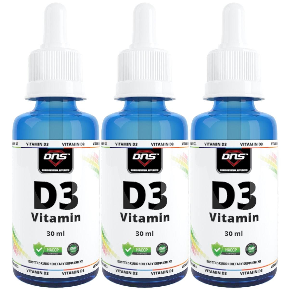 3-pack Vitamin D3 dråper - 3 x 30 ml