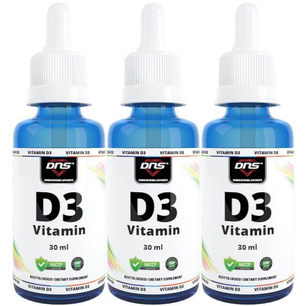 3-pack Vitamin D3 dråper - 3 x 30 ml 