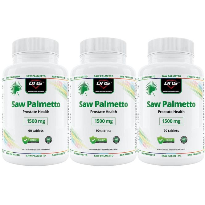 Hovedbilde 3-pack Saw Palmetto Dvergpalme - 3 x 90 tabletter