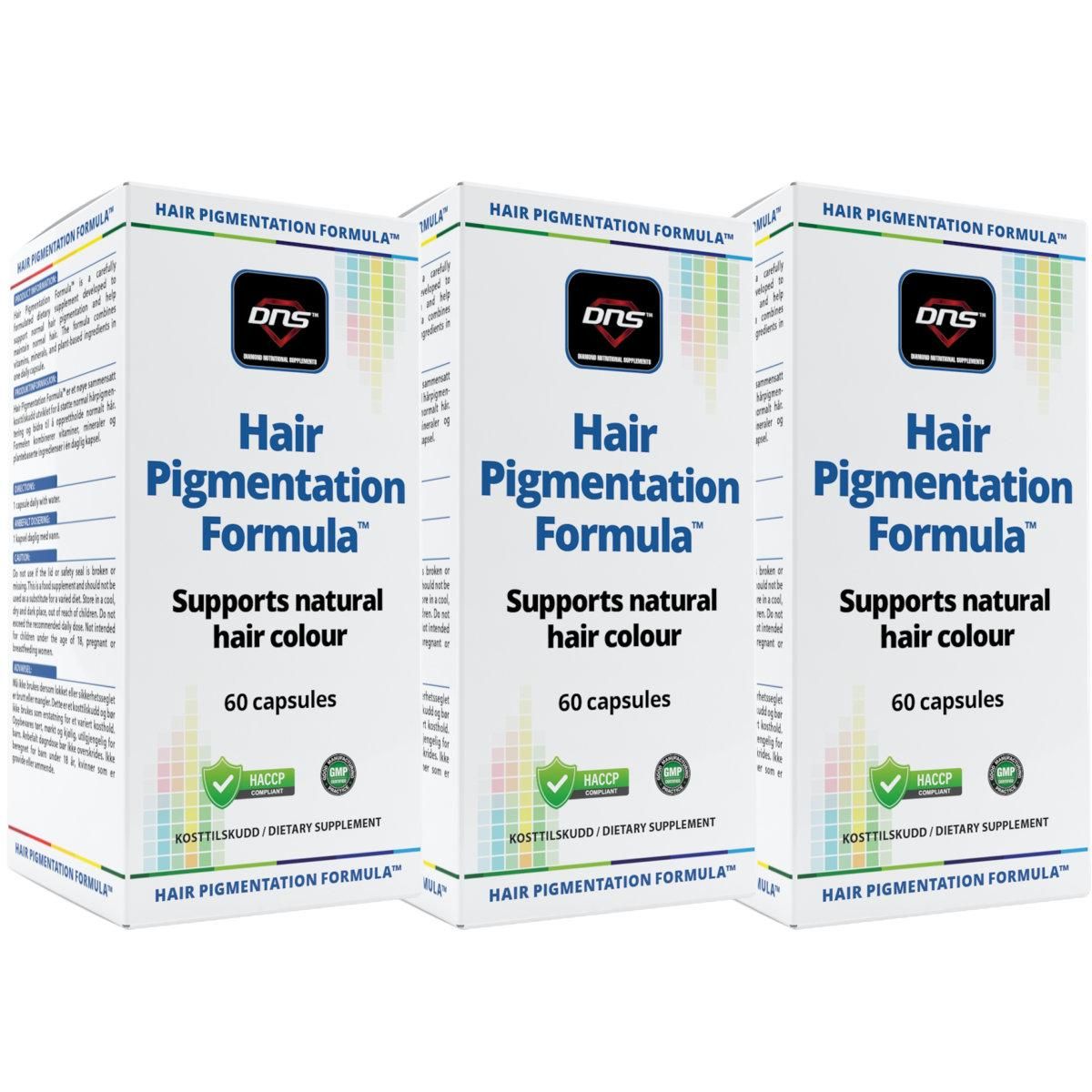 3-pack Hair Pigmentation Formula™ - 3 x 60 kapsler
