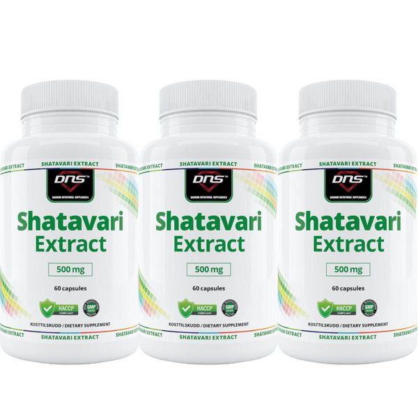 3-pack Shatavari Extract - 3 x 60 kapsler
