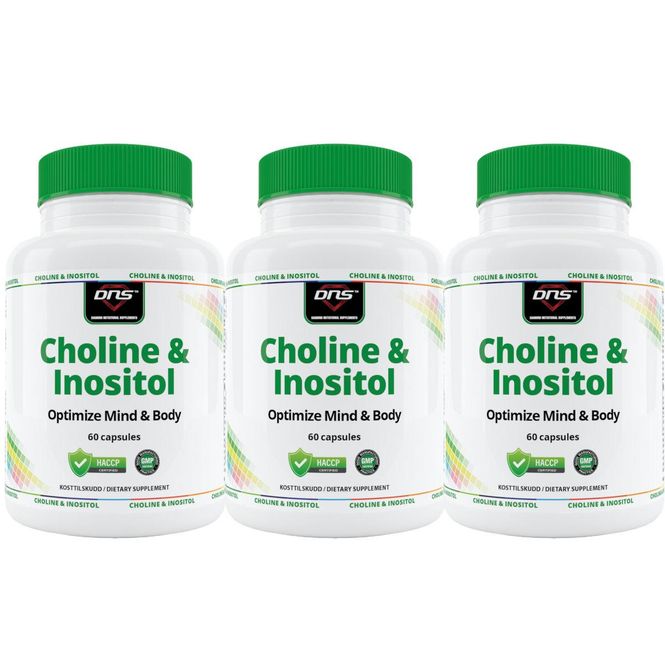 Hovedbilde 3-pack Choline & Inositol- Mind & Body - 3 x 60 kapsler