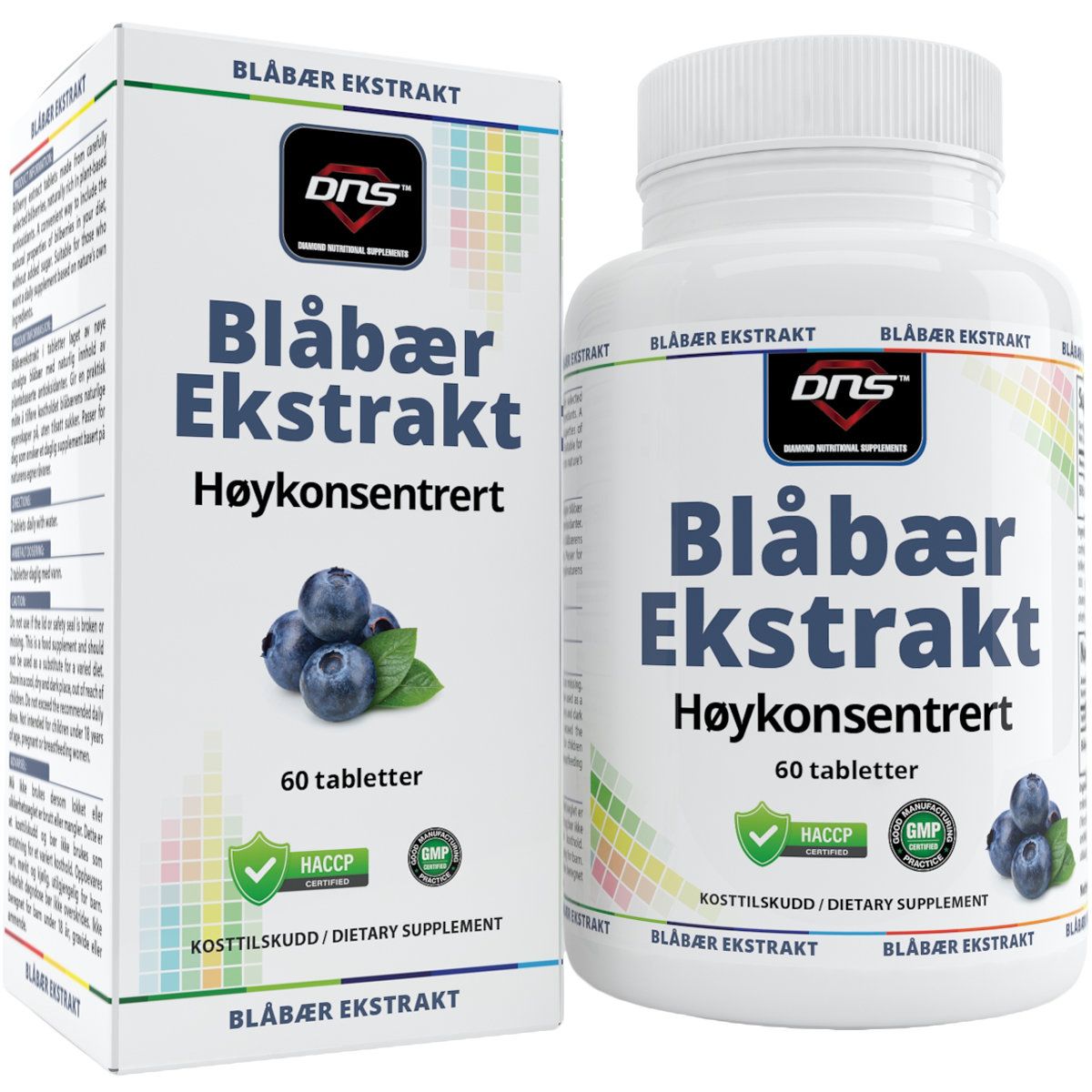 Blåbær Ekstrakt - 60 tabletter